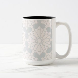 Elegant islamisk konstdesign Två-Tonad mugg