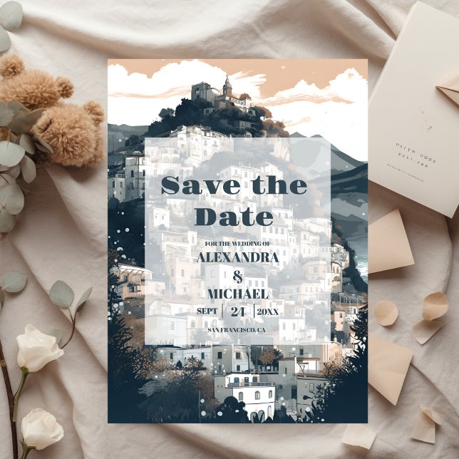 Elegant Italien Capri Destination Wedding Spara Datumet (Skapare uppladdad)