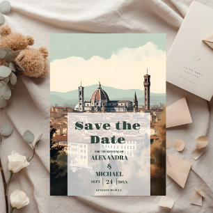 Elegant Italien Florence Destination Wedding Spara Datumet