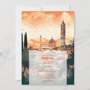 Elegant Italien Florens Destinationsmål, Möhippa Inbjudningar