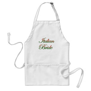 Elegant italiensk brud förkläde