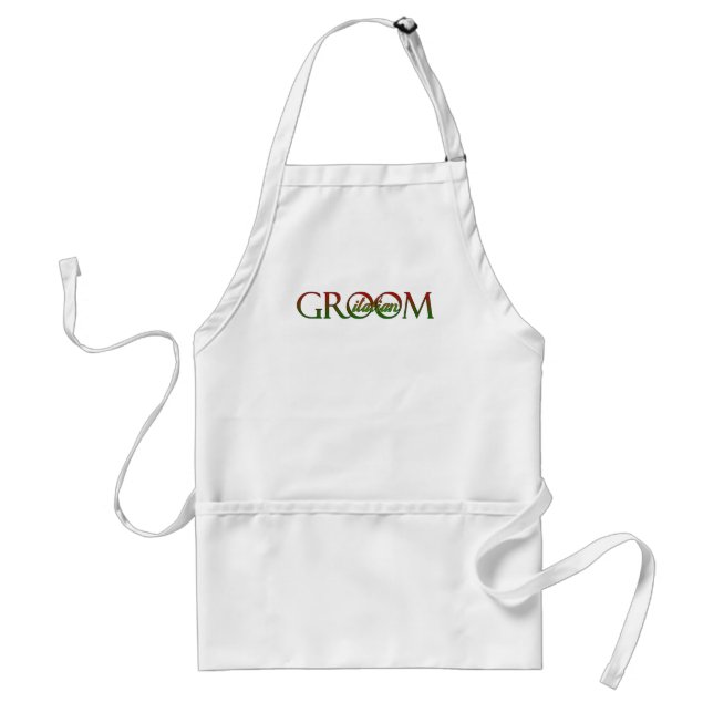 Elegant italiensk brudgum förkläde (Framsidan)