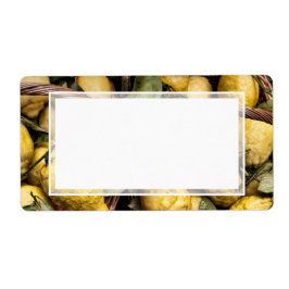 Elegant italienska Lemon Basket Amalfi Kusten Lemo Fraktsedel
