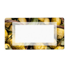 Elegant italienska Lemon Basket Amalfi Kusten Lemo Fraktsedel
