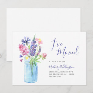 Elegant Ive Flyttat Blommigtens Flytta Meddelande