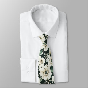 Elegant Ivory Flowers Slips