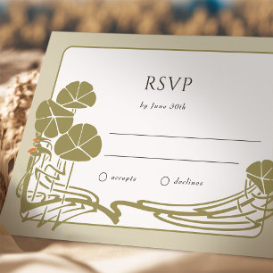 Elegant Ivory Sage och Guld OSA kort