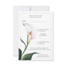 Elegant Ivory White Calla Lily Bröllop