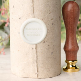 Elegant Ivory White Calligraphy Script Bröllop