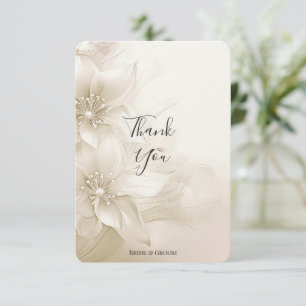 Elegant Ivory White Flowers - tackkort Tack Kort