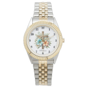 Elegant jag tror på Kor Religiösa Armbandsur