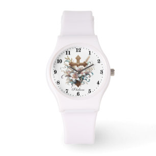 Elegant jag tror på Kor Religiösa Armbandsur