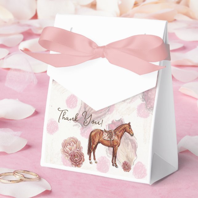 Elegant Jägare Equestrian Presentaskar (Bröllop)