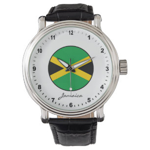 Elegant Jamaica Watch & Jamaican Flagga Armbandsur