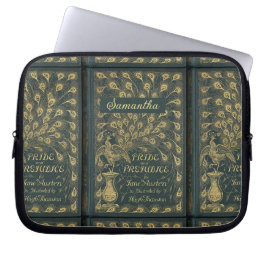 Elegant Jane Austen Pride och fördomsfullt Bok Cov Laptop Fodral