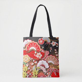 Elegant Japansk höst Kimono Tygkasse