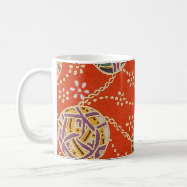 Elegant Japansk Washi Origami Finare Bollar Kaffemugg (Vänster)