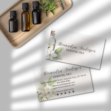 Elegant Jasmine Watercolor Flower Essential Oils