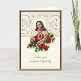 Elegant Jesus Ro Christian Condolence Tack Kort