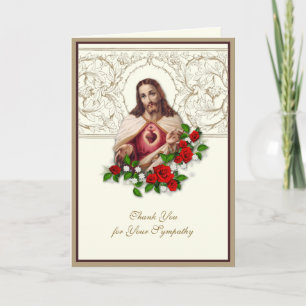 Elegant Jesus Ro Christian Condolence Tack Kort