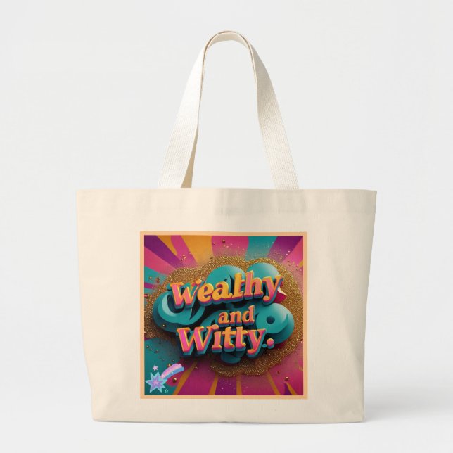 "Elegant Joke and Jewels" Jumbo Tygkasse (Framsidan)