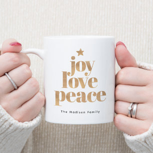 Elegant Joy, Kärlek, fredag Guld Kaffemugg
