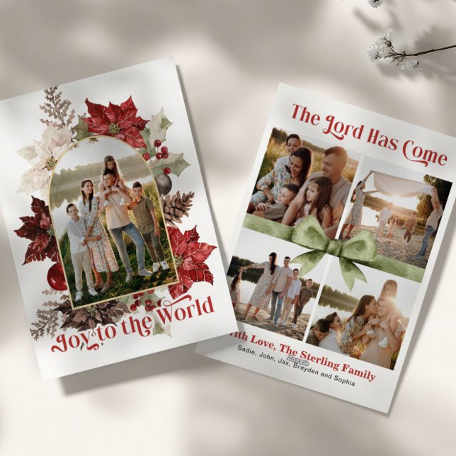Elegant Joy till World Photo jul Card Julkort (Skapare uppladdad)