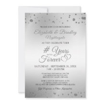 Elegant jubileum hjärtan ÅR IN I EVIGHETEN