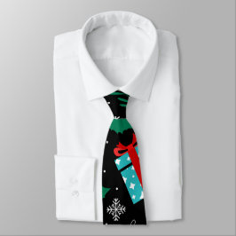 Elegant Jul Abstrakt Mönster Slips