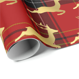 Elegant: Jul Buffalo Play Mönster & Guld Presentpapper