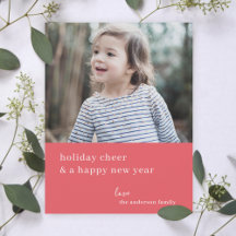 Elegant Jul Cheer | Raspberry Red Photo