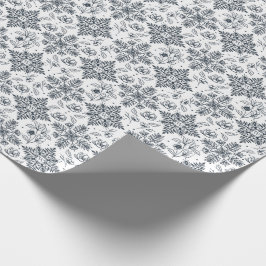 Elegant jul för mönster för lövlövverkSnowflake Presentpapper