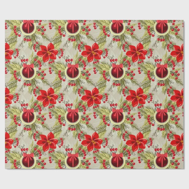 Elegant jul/helg presentpapper (Platt)