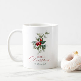 Elegant jul Holly Kaffemugg