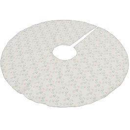 Elegant jul julgransmatta borstad polyester