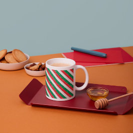 Elegant jul kaffemugg