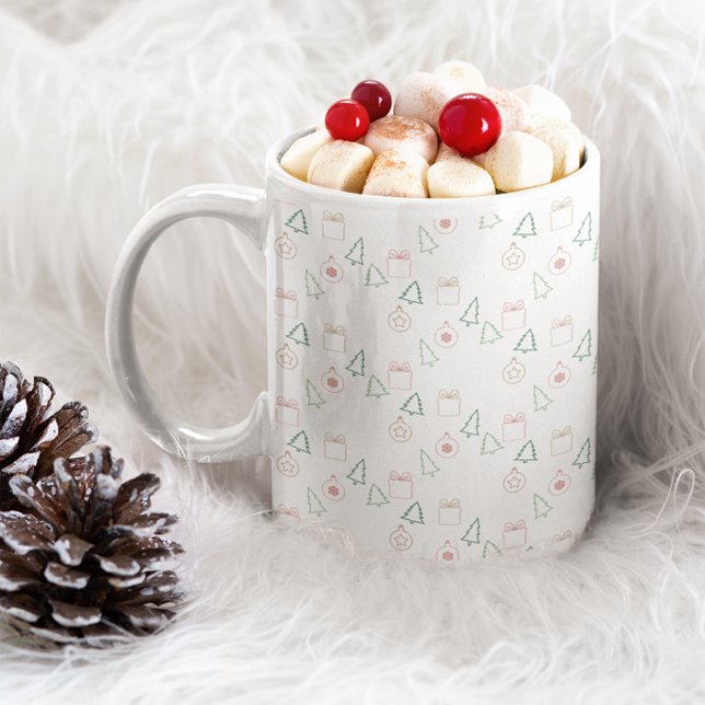 Elegant jul kaffemugg (Skapare uppladdad)