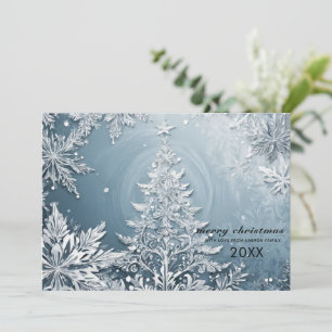 Elegant jul-landskap, jull hälsning julkort