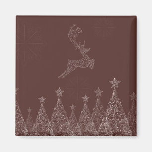 Elegant jul magnet