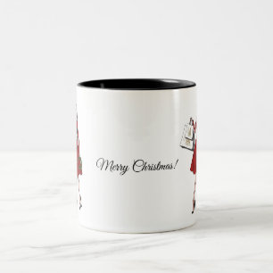 Elegant jul Mode Illustration Mugg