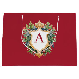 Elegant jul Monogram Brev