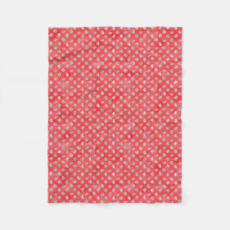 Elegant jul Mönster Fleecefilt