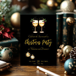 Elegant jul Party | Festive Home Firande Inbjudningar