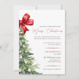 Elegant jul Party Inbjudningar