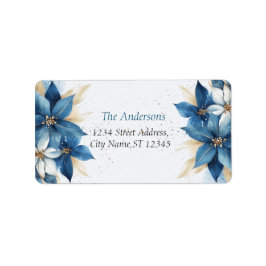 Elegant jul, Party Modern Adressetikett