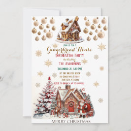 Elegant jul, Party Modern Inbjudningar