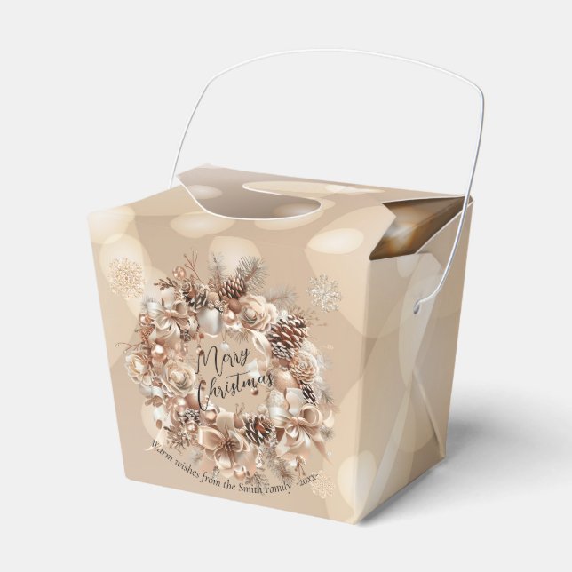 Elegant jul, Party Modern Presentaskar (Framsidan Sidan)