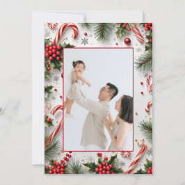 Elegant jul Ram Julkort