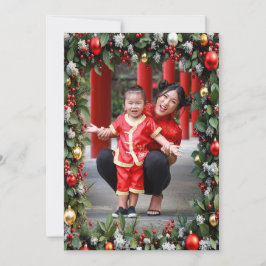 Elegant jul Ram Julkort