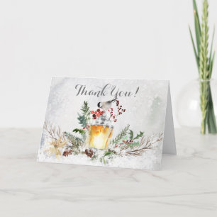 Elegant Jul-Tack med Chickadee Tack Kort